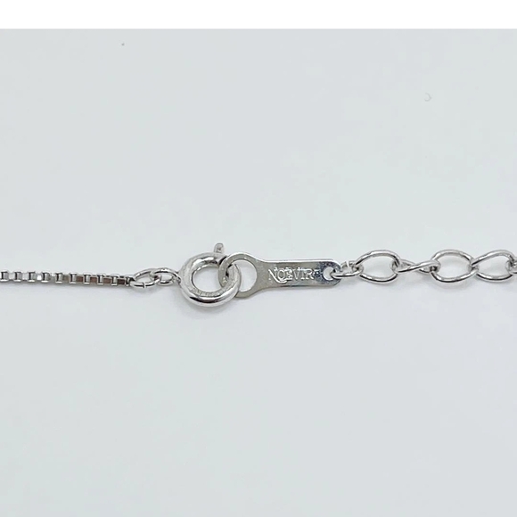 Tasaki Noevir Akoya Pearl & Diamond
Lariat Pendant Necklace*Silver *15-16"
Chain - Picture 7 of 11